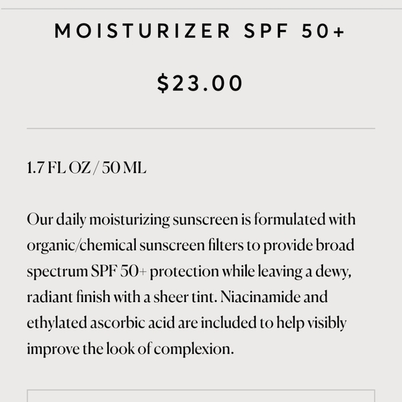 NIB NATURIUM DEW GLOW TINTED MOISTURIZER SPF50+ LIGHT - Picture 3 of 15